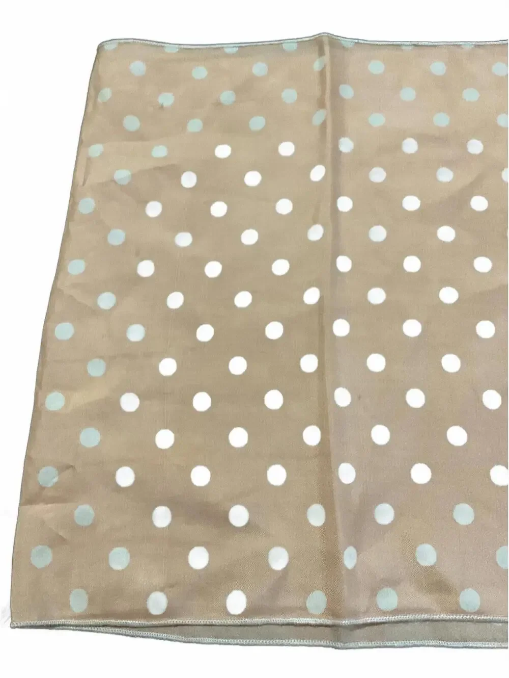 Roy Strauss Silk Apricot Silk Polka Dot Pattern Women's Scarf